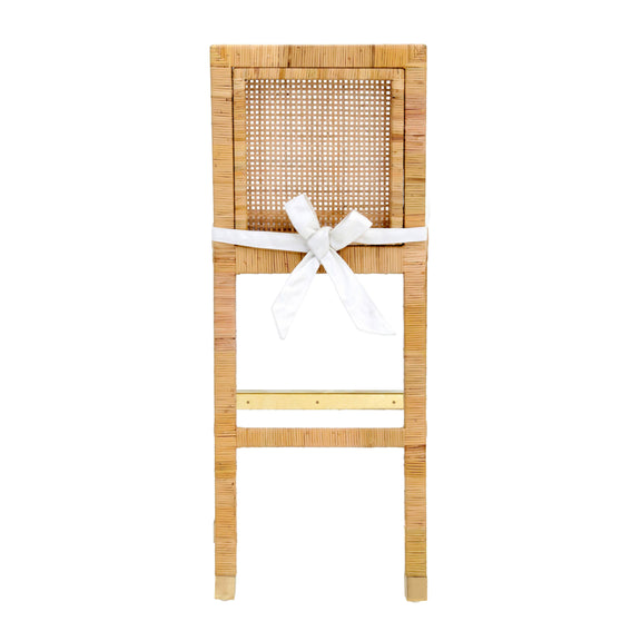 Amara Rattan Performance Fabric Bar Stool