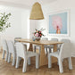Cybill Natural Ash Rectangular Dining Table (79"-94") - 79"
