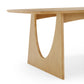 Cybill Natural Ash Rectangular Dining Table (79"-94") - 79"