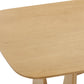 Cybill Natural Ash Rectangular Dining Table (79"-94") - 79"