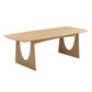 Cybill Natural Ash Rectangular Dining Table (79"-94") - 94"