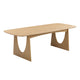 Cybill Natural Ash Rectangular Dining Table (79"-94") - 94"