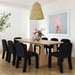 Cybill Natural Ash Rectangular Dining Table (79"-94") - 94"