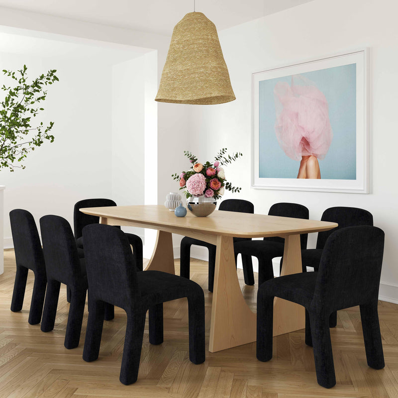 Cybill Natural Ash Rectangular Dining Table (79"-94") - 94"