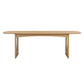 Cybill Natural Ash Rectangular Dining Table (79"-94") - 94"