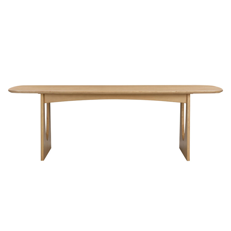 Cybill Natural Ash Rectangular Dining Table (79"-94") - 94"