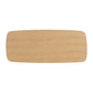 Cybill Natural Ash Rectangular Dining Table (79"-94") - 94"
