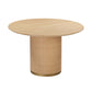 Akiba 47" Natural Ash &amp; Rattan Round Dining Table