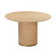 Akiba 47" Natural Ash &amp; Rattan Round Dining Table