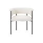 Taylor Cream Performance Linen Dining Chair