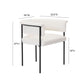 Taylor Cream Performance Linen Dining Chair
