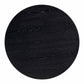 Chelsea Black Oak Round Dining Table