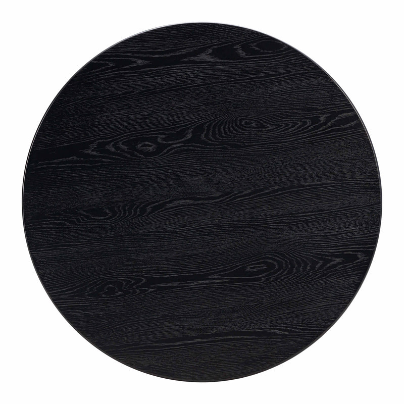 Chelsea Black Oak Round Dining Table
