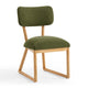 Bobbie Green Performance Upcycled Fabric Dining Chair