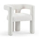Sloane Bone White Recycled Fabric Chair
