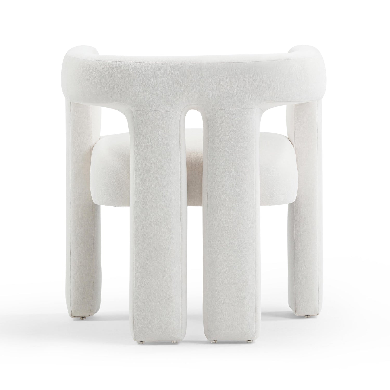 Sloane Bone White Recycled Fabric Chair