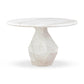Esme Faux Marble Indoor/Outdoor 48" Round Dining Table
