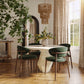 Esme Faux Marble Indoor/Outdoor 48" Round Dining Table