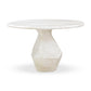 Esme Faux Marble Indoor/Outdoor 48" Round Dining Table