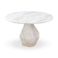 Esme Faux Marble Indoor/Outdoor 48" Round Dining Table