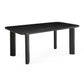 Jodie Black Ash 68" Rectangular Dining Table