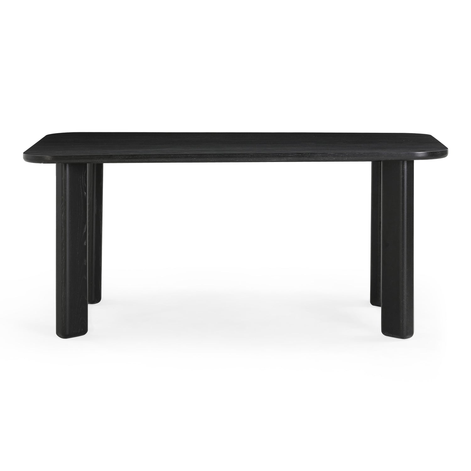 Jodie Black Ash 68" Rectangular Dining Table