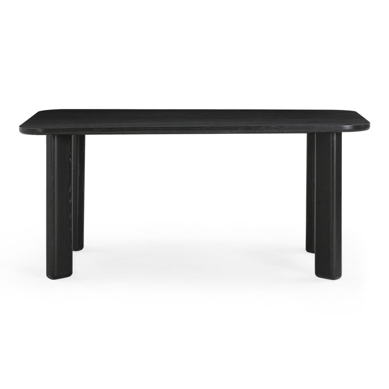 Jodie Black Ash 68" Rectangular Dining Table