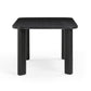 Jodie Black Ash 68" Rectangular Dining Table