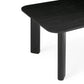 Jodie Black Ash 68" Rectangular Dining Table