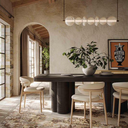 Bambi Black Ash Dining Table