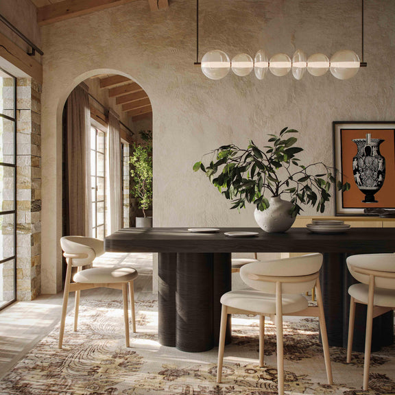 Bambi Black Ash Dining Table