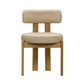Odessa Taupe Vegan Leather Dining Chair