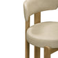 Odessa Taupe Vegan Leather Dining Chair