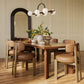 Odessa Saddle Brown Vegan Leather Dining Chair