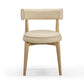 Nikita Taupe Performance Vegan Leather Dining Chair