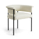 Taylor Cream Vegan Leather Dining Chair