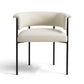 Taylor Cream Vegan Leather Dining Chair