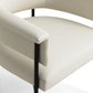 Taylor Cream Vegan Leather Dining Chair