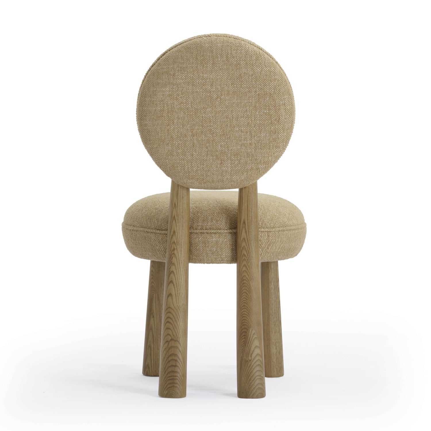Sulley Honey Tan Perfomance Basketweave Dining Chair