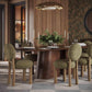 Sulley Olive Green Perfomance Basketweave Dining Chair