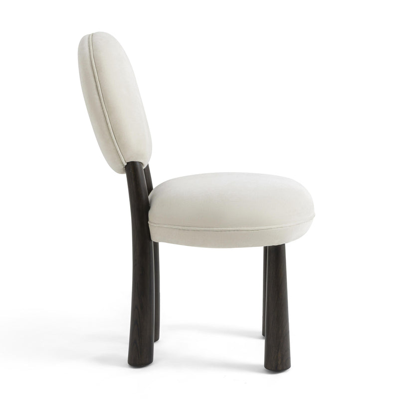 Sulley Cream Perfomance Chenille Dining Chair