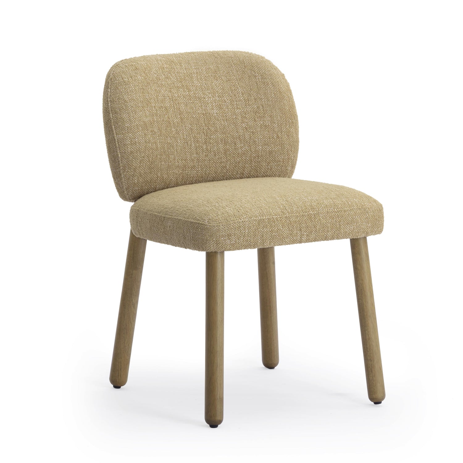 Foxy Honey Textured Performance Fabric Dining Chair