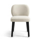 Foxy Cream Performance Basketweave Chenille Dining Chair
