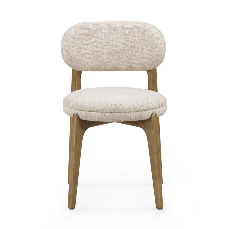 Carnation Performance Fabric Dining Chair - Cream