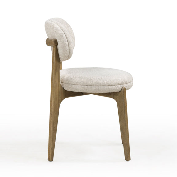 Carnation Performance Fabric Dining Chair - Cream