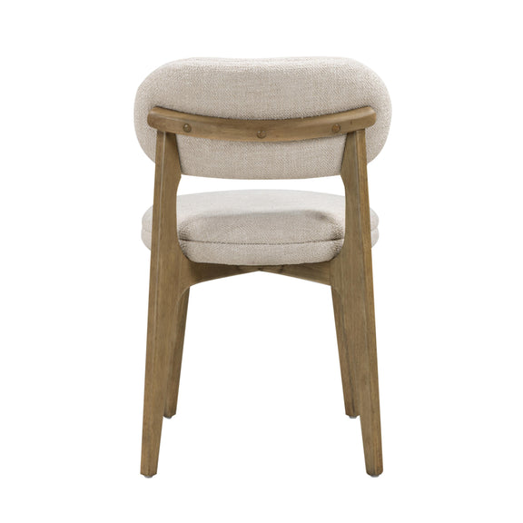 Carnation Performance Fabric Dining Chair - Cream