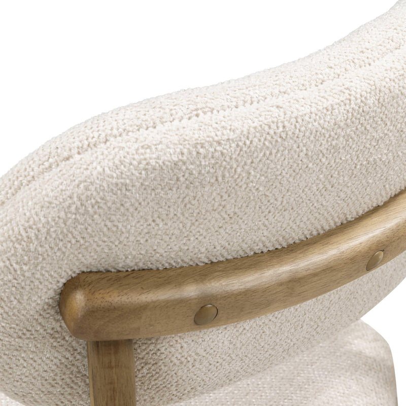Carnation Performance Fabric Dining Chair - Cream