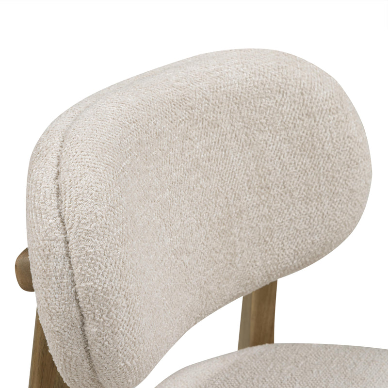 Carnation Performance Fabric Dining Chair - Cream