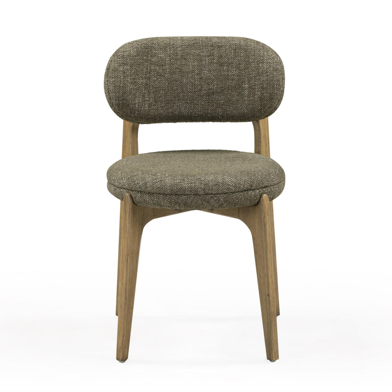 Carnation Performance Fabric Dining Chair - Forest Green