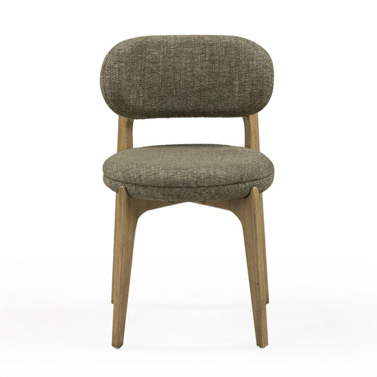 Carnation Performance Fabric Dining Chair - Forest Green